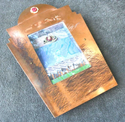 Art SHADOW BOX FRAME Copper Steam Punk Unusual Art Parts Brass Cabinet Screw  YI - Image 1 of 4