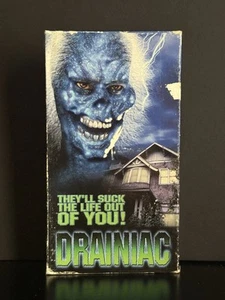 Drainiac VHS RARE Horror VHS Lincoln Media Group 2000 Brett Piper Creature - Picture 1 of 5