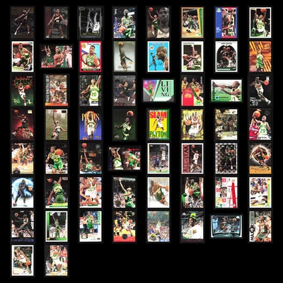 Лот (58) Баскетбольные карточки Gary Payton Metal/Flair/Bowman/Fleer/Molten Metal HOF - Изображение 1 из 4