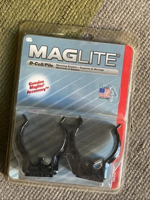 Soportes de montaje universales Maglite D-Cell - parte negra 108-000-426 Foto 1 de 2