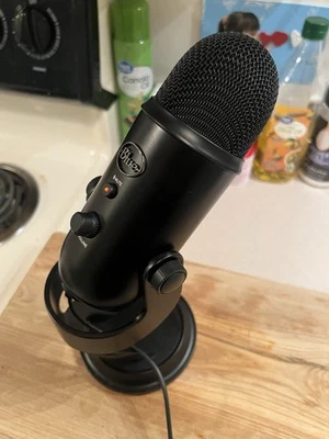 Micrófono Yeti azul color negro Foto 1 de 4