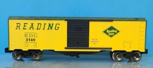 S01: Menards O Gauge Reading Lines Boxcar RDG 3149 279-2625 NIB 2015 Built - Picture 1 of 3