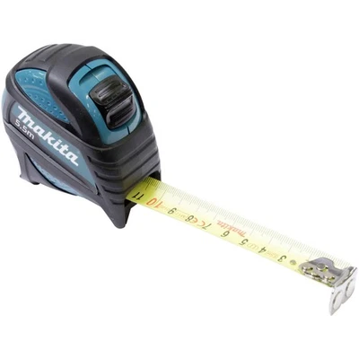 Cinta métrica Makita B-57146 5,5 m azul construcción duradera Foto 1 de 2