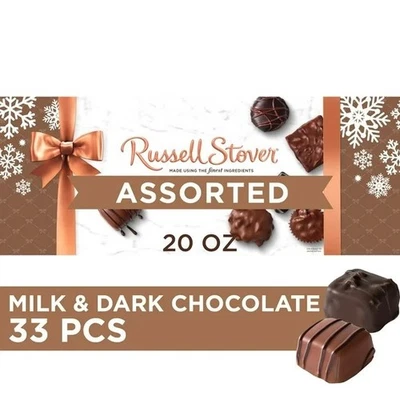 Russell Stover SURTIDO Chocolates CAJA DE REGALO EXTRA GRANDE Caramelos - ¡GRANDES REGALOS! Foto 1 de 4