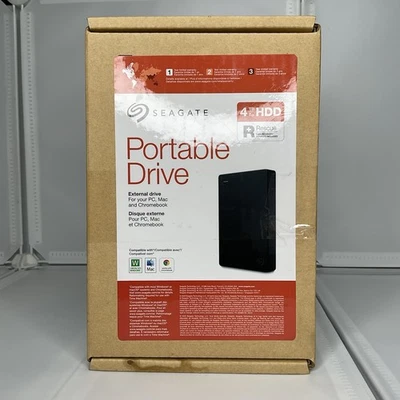 Seagate STGX4000400 Portable 4 TB USB 3.0 External Hard Drive - Black - Image 1 of 4