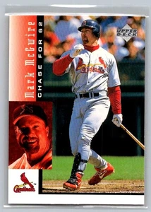 1998 Upper Deck Mark McGwire's Chase for 62 #13 Mark McGwire - Picture 1 of 2