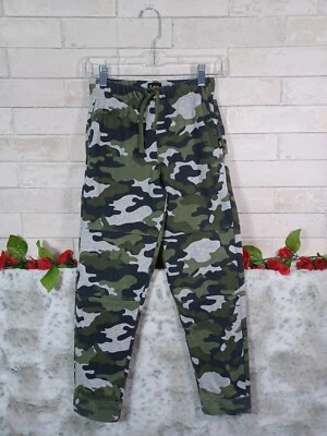 Pantalones militares Lee para niño resistentes camuflados verdes hasta la rodilla medianos 10/12 Foto 1 de 4