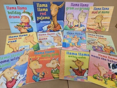 Lot of 5 Llama Llama Paperback/Hardcover Books by Anna Dewdney - Random Mix Set - Image 1 of 3