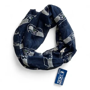 NFL Infinity Scarf Seattle Seahawks Football Forever Collectibles New With Tags - Picture 1 of 6