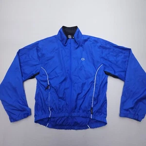 Vintage Canari Windbreaker Cycling Jacket Mens Large Blue BioVent Road Biking - Picture 1 of 11