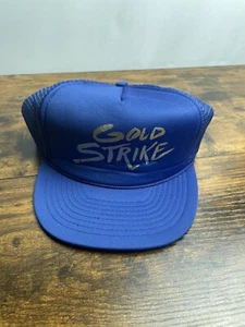 Royal Pacific Vintage Gold Strike Blue Hat Snap Back Truckermütze - Bild 1 von 7