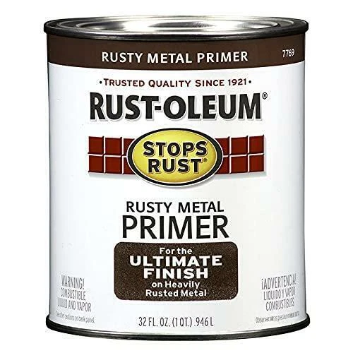 Rust-Oleum Flat Rusty Metal Primer - Brown, 32fl. oz