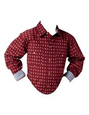 Roper Western Shirt Boys L/S Diamond Print Red 03-030-0064-0311 RE