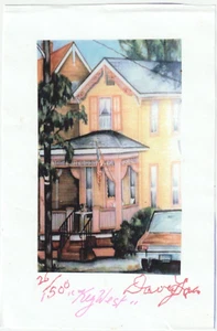Key West Artist Davey Lou Signed Art Card Print 4.25" x 2.50" Limited p-1-d - Picture 1 of 3