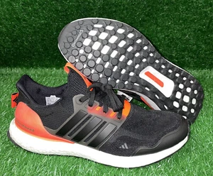 adidas Ultraboost DNA Mono Black Red White Running Shoes Size 8 GX3078 New - Picture 1 of 7