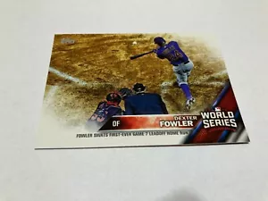 DEXTER FOWLER 2016 TOPPS WORLD SERIES CARDS CHICAGO CUBS #WS-12 - Picture 1 of 2