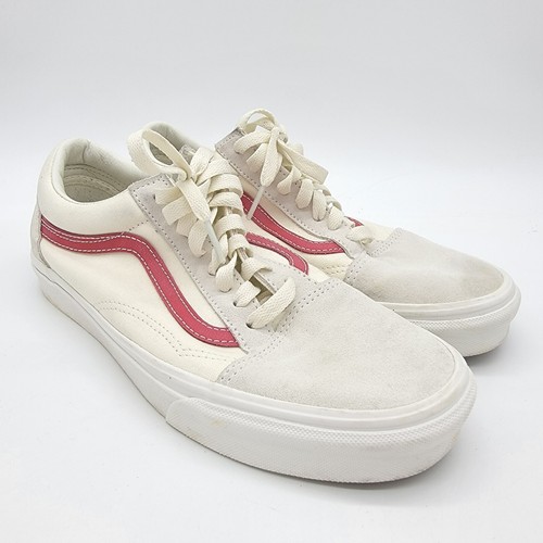 Sneakers Vans uomo 8 5 donna 10 righe rosse stringate tela scamosciata skateboard