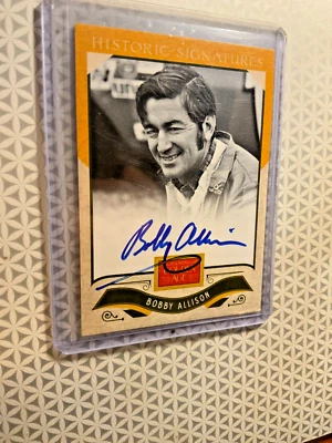 201 Panini Golden Age Historic Signatures BOBBY ALLISON #BA Auto  AA15 - Image 1 of 2