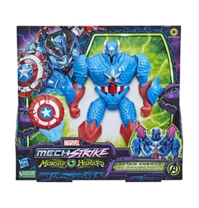 Marvel Avengers Mech Strike Monster Hunters: Hunter Suit Captain America Figur - Bild 1 von 4