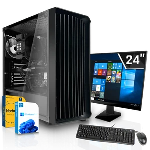 Office Komplett Set PC•Intel i5-12400•32GB DDR4•1TB NVMe•24 Zoll TFT - Bild 1 von 6