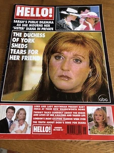 Hello Magazine October 11th 1997 No 479 - Sarah Ferguson - Princess Diana - Bild 1 von 2