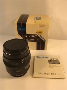 TOKINA AF 27011 M/A MINOLTA 28-70 MM KAMERA OBJEKTIV IN BOX MIT MAUAL - Bild 1 von 8