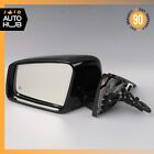 10-13 Mercedes W221 S63 S550 Left Side Rear View Door Mirror w/Blind Spot OEM