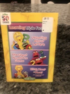 Sesame Street Learning Triple Feature DVD Letters Numbers Animals 2019 - Bild 1 von 4