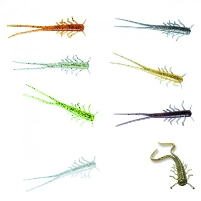 JENZI Active Crawler Dropshotköder Gummiköder Drop Shot Lure Lures VE 10 Stück - Bild 1 von 3