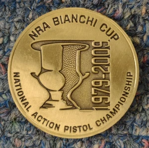 2009 NRA BIANCHI CUP NRA RING OF FREEDOM CHALLENGE COIN MEDALLION - Picture 1 of 2