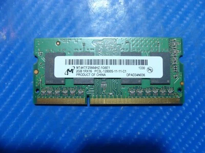 Toshiba E45t-A4300 14" 2GB 1Rx16 SO-DIMM Memory RAM MT4KTF25664HZ P000569650 - Image 1 of 2