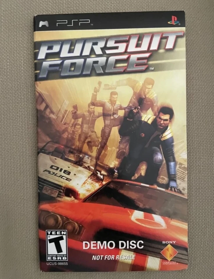 Pursuit Force DEMO NOT FOR RESALE Sony Playstation PSP Video Game  - Image 1 of 1