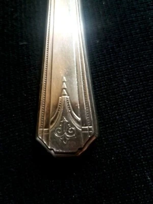 *(6) Cuchillos de mesa KN0TCHED Simeon L & George H. Rogers Co. Silver Plate Oneida 2 Foto 1 de 4