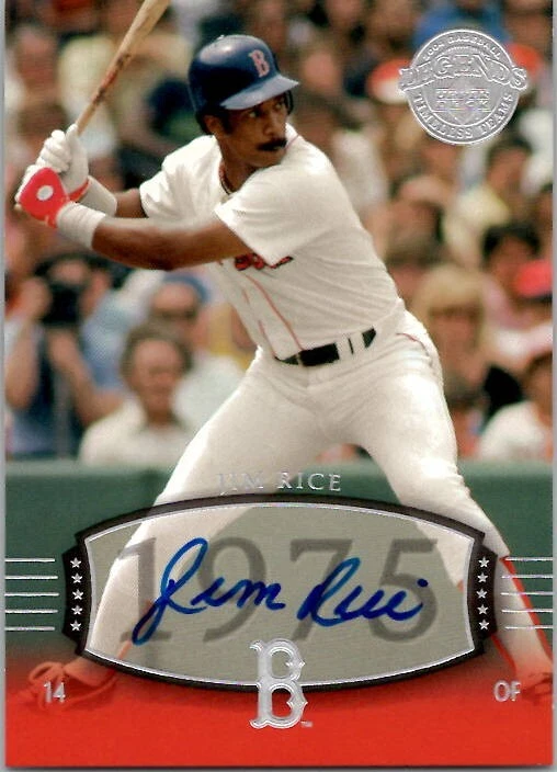 2004 Upper Deck Timeless Teams JIM RICE Boston Red Sox SSP AUTO #110 - Image 1 of 2