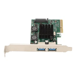 USB3.2 Expansion Card 2 Ports High Speed 10Gbps ASM3142 Chip USB Expansion C Hot - Photo 1/12