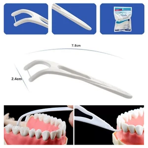 100Pz Picks Filo Angolato, Perfetto per Denti Stretti, Extra Forte Resistente ai Trituratori - Foto 1 di 13