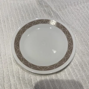 "Platos de ensalada Corelle Sand Sketch Toupe marrón desierto 6 3/4" - Imagen 1 de 3