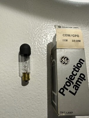 CEW/CFC 150W, 115-125V projector lamp projection light bulb G.E. brand cew cfc - Image 1 of 2