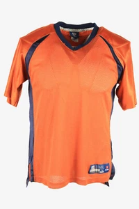 Reebok NFL Equipment Apparel Shirts Sports Vintage 90s Orange Size L - CW0875 - Picture 1 of 4