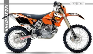 MAXCROSS GRAPHIC KIT FOR EXC XCW SX SXF four stroke and two stroke ENDURO MX MF1 - Picture 1 of 2