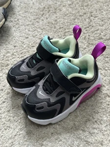 Nike Air Max 200 Toddler Thunder Grey Shoes Trainers UK 5.5 Baby - Used - Picture 1 of 9