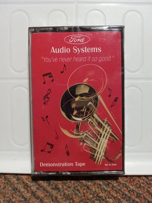 NEW SEALED Ford Audio Systems Demonstration Cassette Tape CARS TRUCKS DEALER VTG - Image 1 of 3