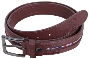 PAUL & SHARK YACHTING Men's Faux Leather Belt Solid Brass Buckle 115 44" Brown - Picture 1 of 6
