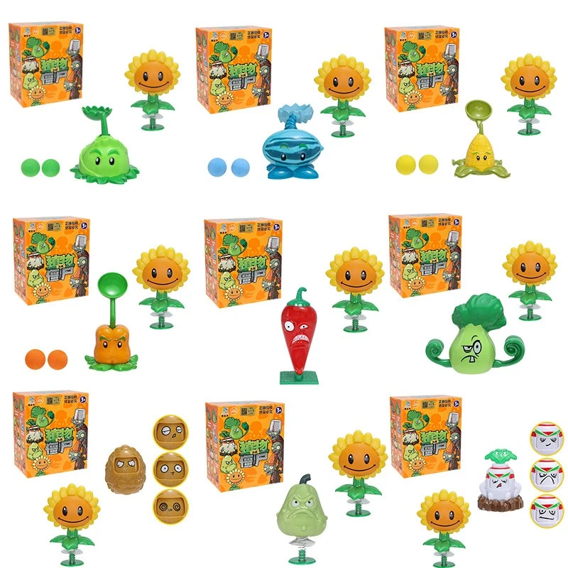 Plantas vs Zombies Figura de Acción Juguetes Set Amine Zombie Figuras Juego Niños Juguete Regalo Foto 1 de 1