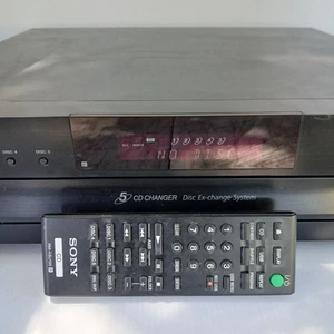Sony CDP-CE500 5 Disc Changer CD To USB Recorder CD Player Remote Tested/Working - Picture 1 of 8