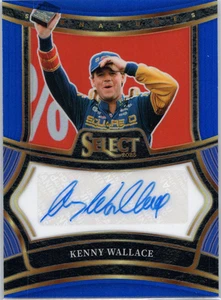 2025 Select Racing Kenny Wallace Sigantures Auto Blue Prizm 47/99 Nascar - Picture 1 of 2