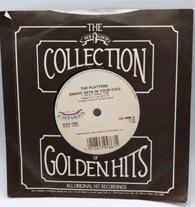 The Platters Smoke Gets In Your Eyes / My Prayer MONO Vinyl Single 7inch - Picture 1 of 6