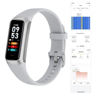 Montre Connectée Homme Femme Bluetooth Fitness & Santé Tracker Bracelet Intelligent - Photo 1 sur 11