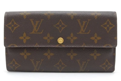 Louis Vuitton Portefeuille Monogram Long Wallet M61734 LV Authentic #957 - Image 1 of 4