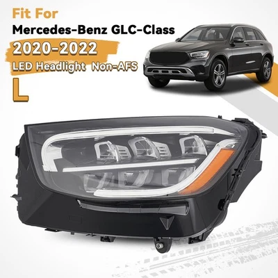For 2020 2021 2022 Mercedes-Benz GLC-Class LED Headlight Non-AFS Driver Side - Image 1 of 4